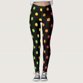 Leggings Polka colorés (Devant)