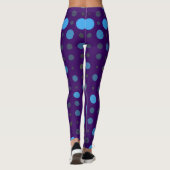 Leggings Polka Dot 01X.Bleu Ombre D Violet BG (Dos)