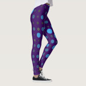 Leggings Polka Dot 01X.Bleu Ombre D Violet BG (Droite)