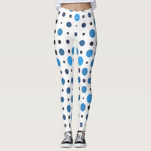Leggings Polka Dot 01X.Ombre Bleue (Devant)