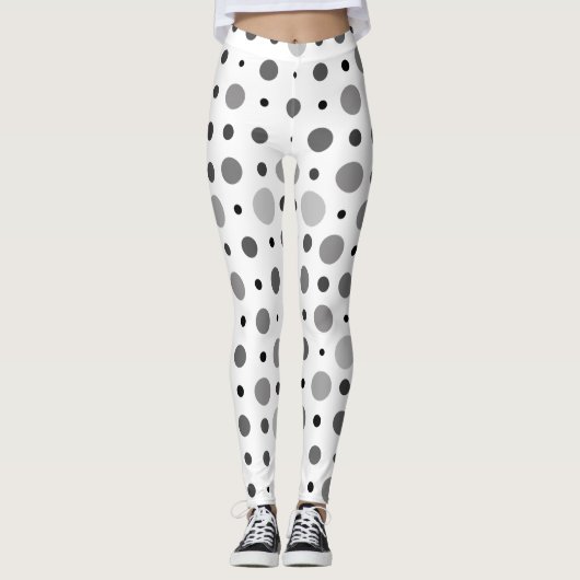 Leggings Polka Dot 01X.Ombre gris (Devant)
