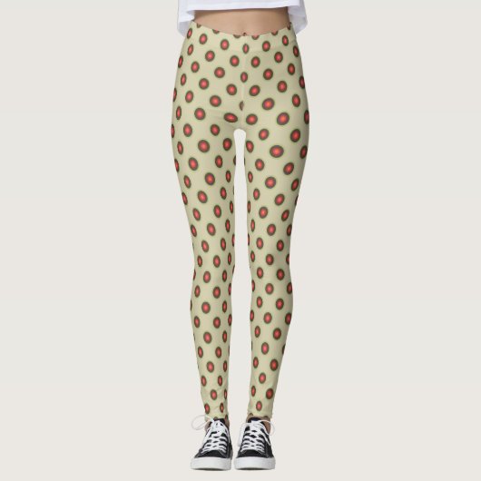 Leggings Polka Dot Pattern (Devant)