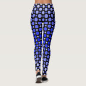 Leggings Polka moderne point 2S dégradé bleu.01x4 noir BG (Dos)