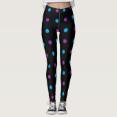 Leggings Polka Point violet rose (Devant)