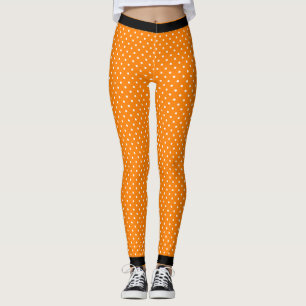 LEGGINGS POLKA POLKA POINTE IMPRIMÉE AVEC GOUTTES NOIRES