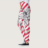 Leggings Pologne & Aigle, drapeau polonais voyage de mode/s (Gauche)