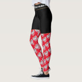 Leggings Pologne & Aigle, fan de sport, drapeau polonais (Gauche)