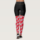 Leggings Pologne & Aigle, fan de sport, drapeau polonais (Dos)