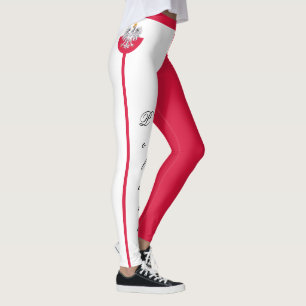 Leggings Pologne & Pologne Drapeau mode, Voyage / fans de s