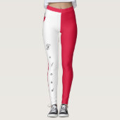 Leggings Pologne & Pologne Drapeau mode, Voyage / fans de s (Devant)