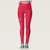 Leggings Pologne & Pologne Drapeau mode, Voyage / fans de s (Devant)