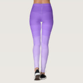 Leggings Polygonal pourpre dégradé (Dos)