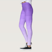Leggings Polygonal pourpre dégradé (Gauche)