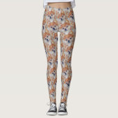 LEGGINGS POMERANIEN DOUX OR (Devant)