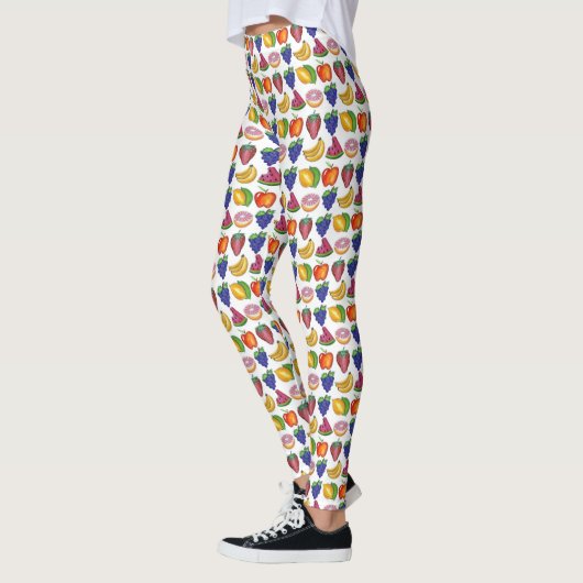 Leggings Pomme Banane citron citron Lime Raisins Fruit Berr (Gauche)