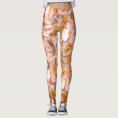 Leggings Pomme, fruit rouge aux yeux de dieu - Comic Face (Devant)