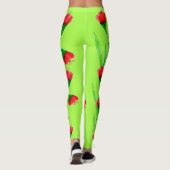 Leggings Pomme Rouge Et Lime (Dos)