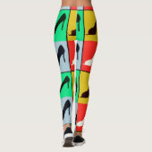 Leggings Pompes Stiletto Haut Talon (Dos)