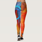Leggings Pompiers Flare (Dos)
