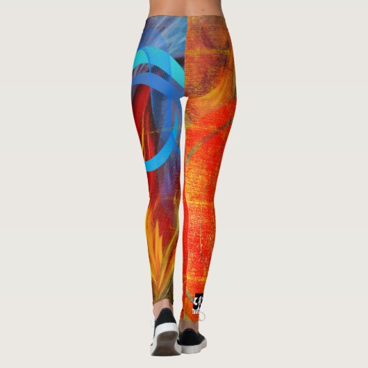 Leggings Pompiers Flare (Dos)