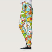 Leggings Pop Art coloré (Gauche)