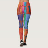 Leggings Pop art no.1 by Yeshaya Dank - (Dos)