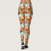 Leggings Pop Art Palomino Desert Horse (Dos)
