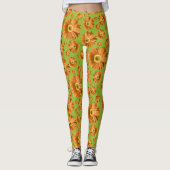 Leggings Pop Daisy Orange (Devant)