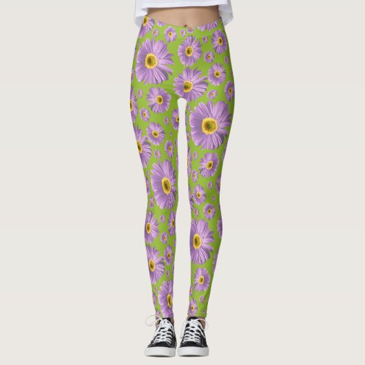 Leggings Pop Daisy Purple (Devant)