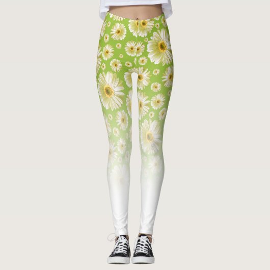 Leggings Pop Daisy White (Devant)