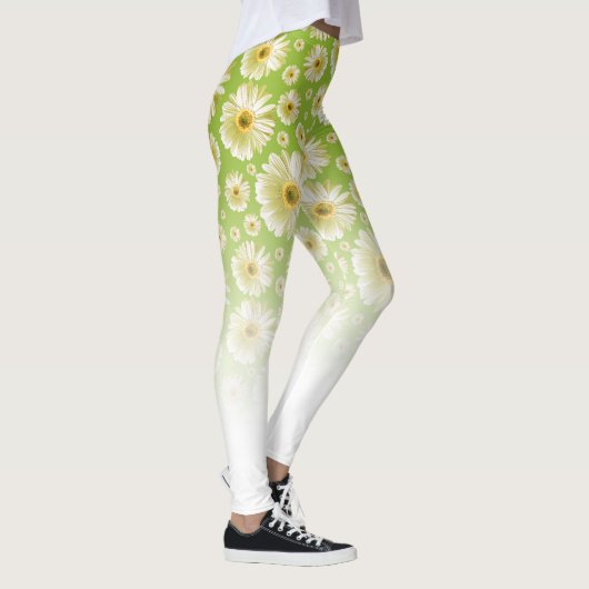 Leggings Pop Marguerite Blanche (Droite)