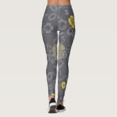 Leggings Poppies Cali surdimensionnées Impression en gris e (Dos)