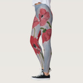 Leggings Poppies rouges sauvages (Gauche)
