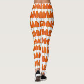 Leggings Popsicle Crème Orange Crème glacée Popsicle Print (Dos)