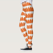 Leggings Popsicle Crème Orange Crème glacée Popsicle Print (Gauche)
