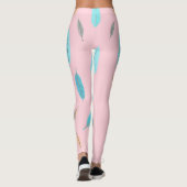 Leggings Popular Feathers Luxury Boho Collection (Dos)