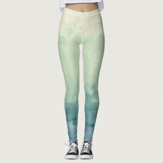 Leggings Porte active bleu ombre