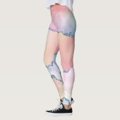 Leggings Porte de pêche | Pretty Soft Pastel Aquarelle Ombr (Gauche)
