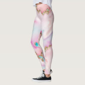 Leggings Porte rose clair Marbre Collection populaire (Gauche)