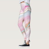 Leggings Porte rose clair Marbre Collection tendance (Gauche)