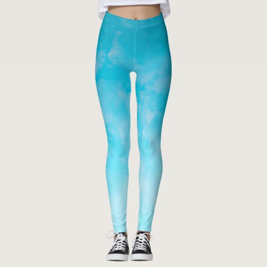 Leggings Portée sereine de *~* pour l'aquarelle de ciel (Devant)