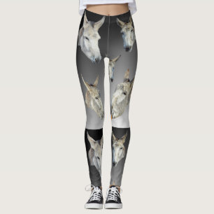 Leggings portrait de A Donkey,