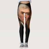 Leggings Portrait de Thomas Jefferson (Devant)