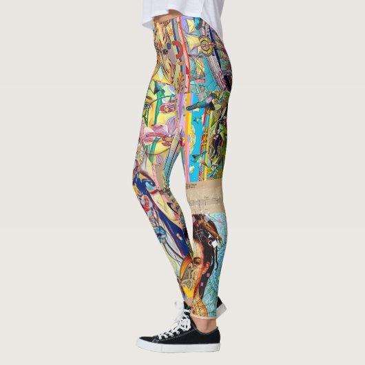 LEGGINGS PORTRAIT ONE DESIGNER COLLAGE (Gauche)