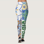 Leggings portugese tegels (Achterkant)