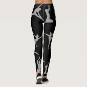 LEGGINGS POSES DE YOGA (NOIR) (Dos)