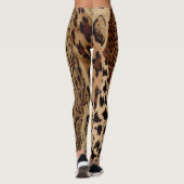 Leggings Poster de animal (Dos)