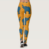 Leggings Poster de animal africain (Dos)