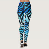 Leggings Poster de animal bleu (Dos)