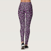 Leggings Poster de animal, Léopard Violet, Spots De Cheetah (Dos)